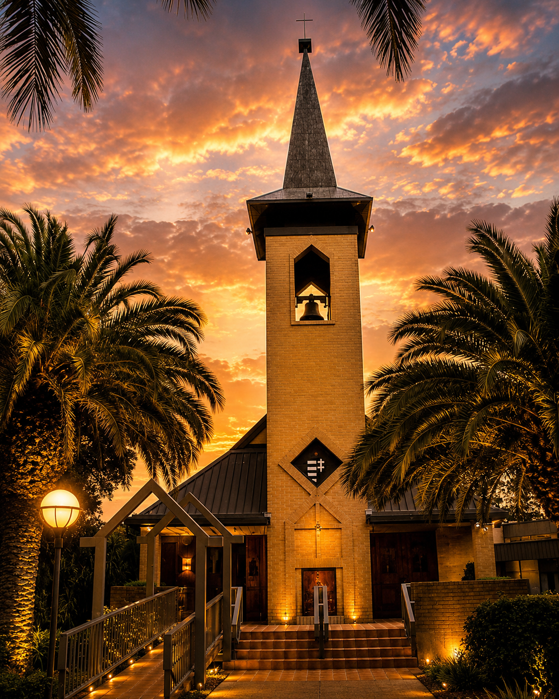 The community church exterior